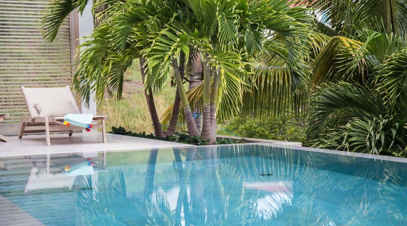 Villa Pool at WV CBA, Grand Cul de Sac, St. Barthelemy