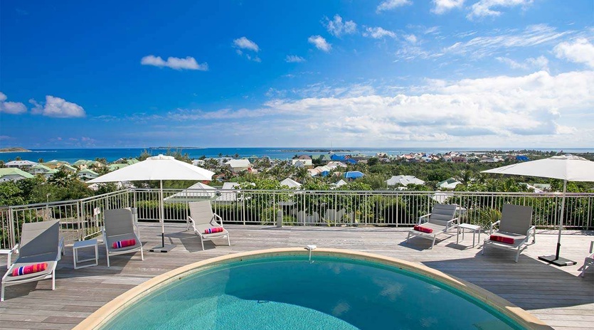 Villa Pool at PIE OCV, Hillside/Orient, St. Martin