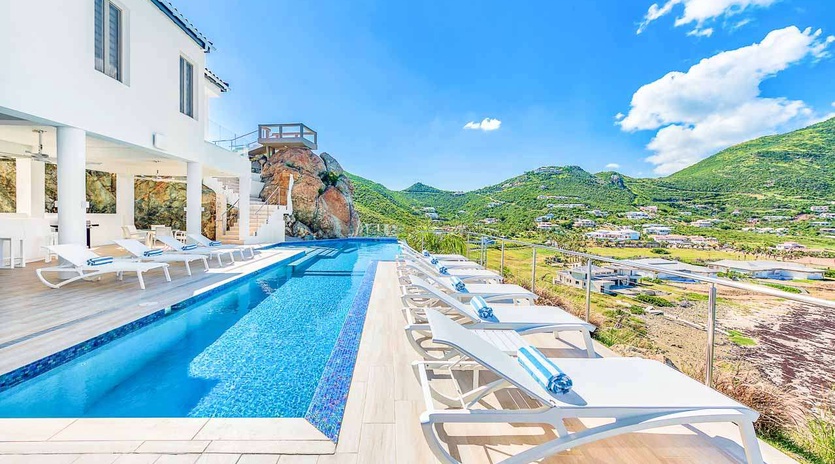 Villa Pool at SXM AML, Guana Bay, St. Martin