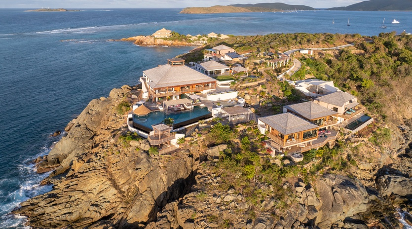Spectacular oceanfront property perched on dramatic cliffs with stunning sea views and multiple private villas.