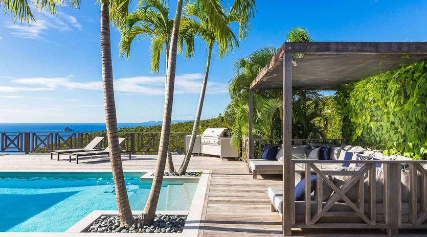 Deck at WV MER, Gouverneur, St. Barthelemy