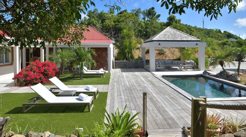 Villa Pool at WV ALW, Colombier, St. Barthelemy