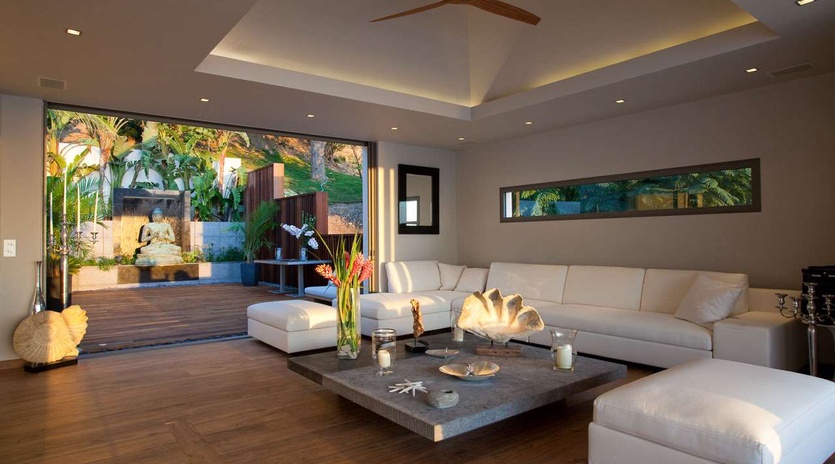 Living Room at WV VIT, Lurin, St. Barthelemy