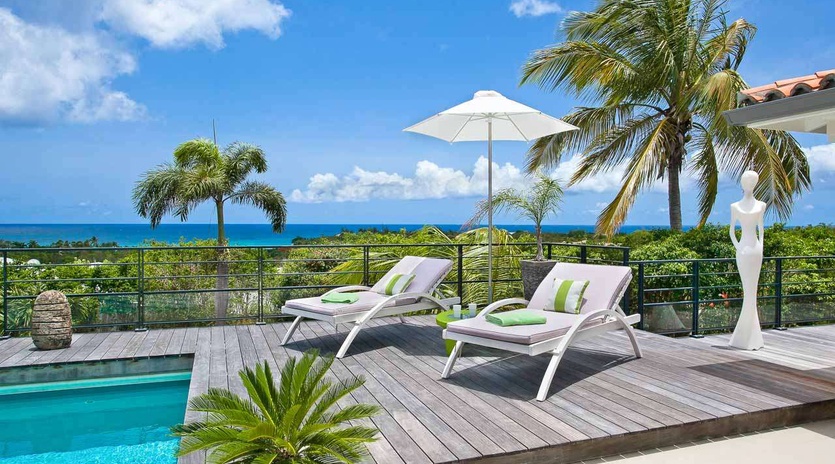 Deck at SXM GSL, Hillside/Terres Basses, St. Martin