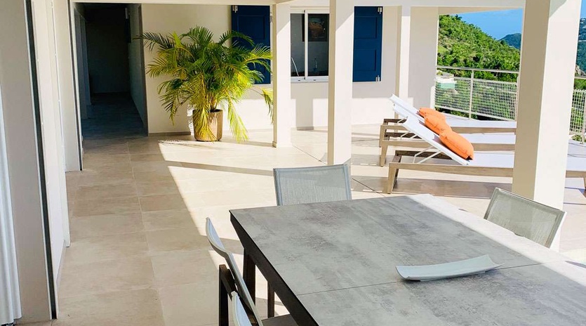 Terrace at WV WSH, Colombier, St. Barthelemy