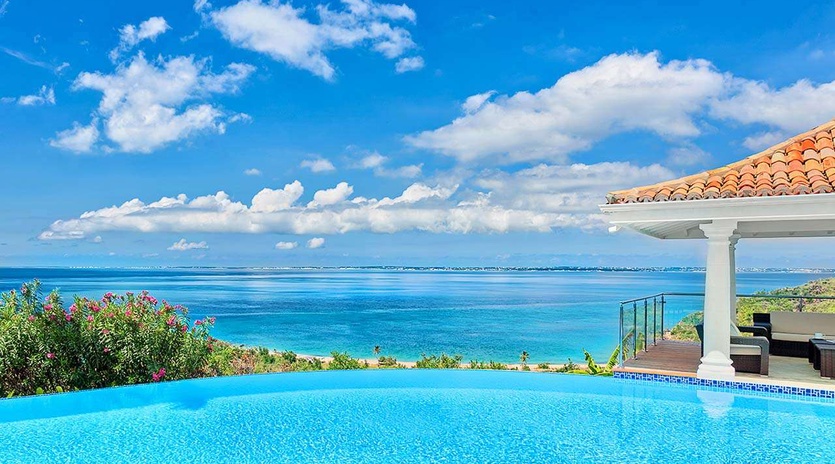 Villa Pool at PIE HAP, Mt. Choisy, St. Martin