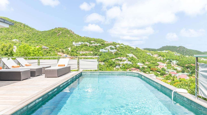 Villa Pool at WV MBL, St. Jean, St. Barthelemy
