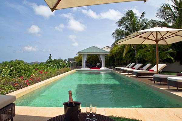 Villa Pool at WV CML, Camaruche, St. Barthelemy