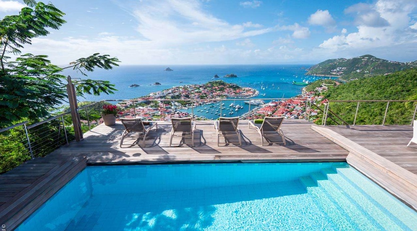 Villa Pool at WV MOU, Lurin, St. Barthelemy