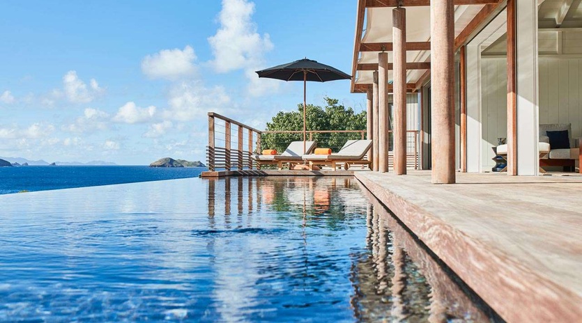 Villa Pool at WV PIN, Pointe Milou, St. Barthelemy