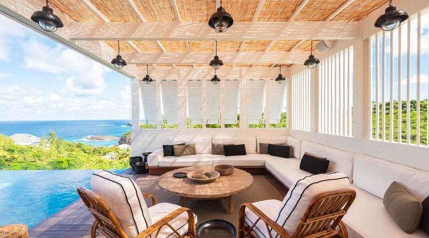 Deck at WV MNT, Pointe Milou, St. Barthelemy
