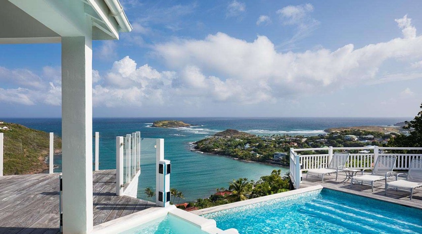 Villa Pool at WV MLA, Marigot, St. Barthelemy