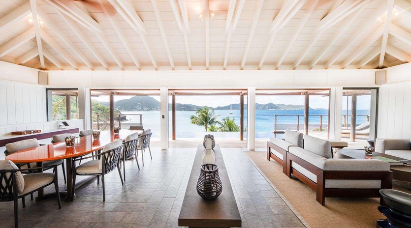 Interior of WV PIN, Pointe Milou, St. Barthelemy