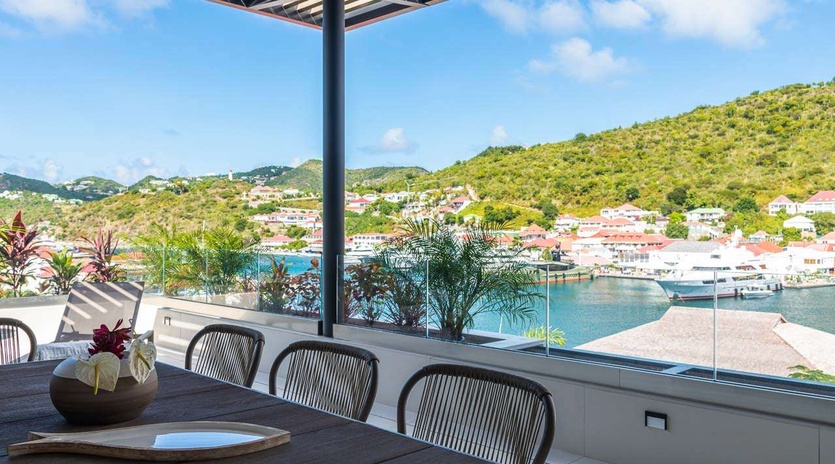 Terrace at WV PTG, Gustavia, St. Barthelemy