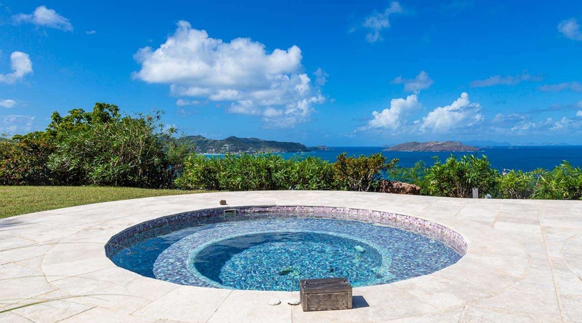 Jacuzzi at WV ZEN, Pointe Milou, St. Barthelemy