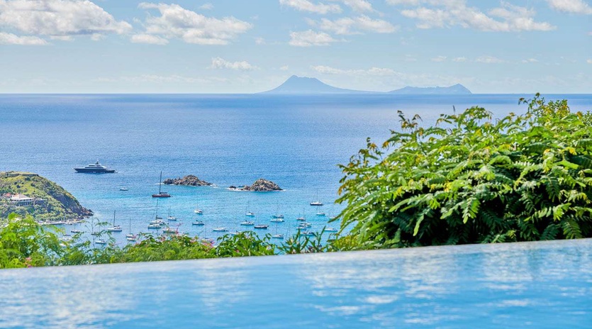 The view from WV ANK, Colombier, St. Barthelemy