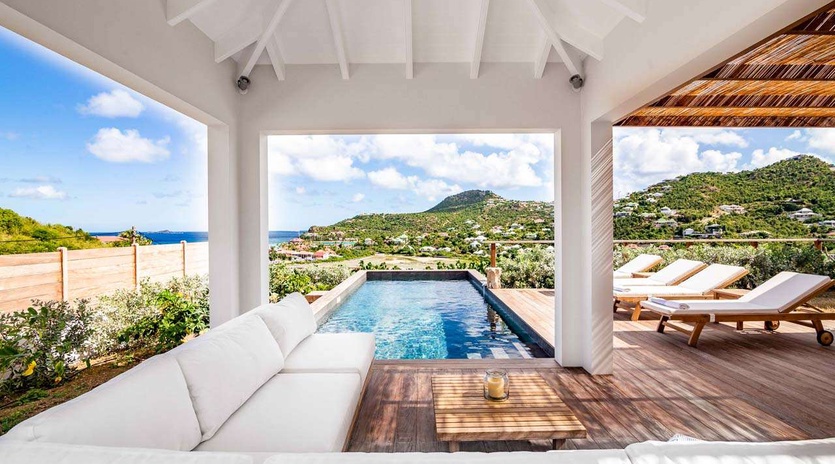 Terrace at WV APE, St. Jean, St. Barthelemy