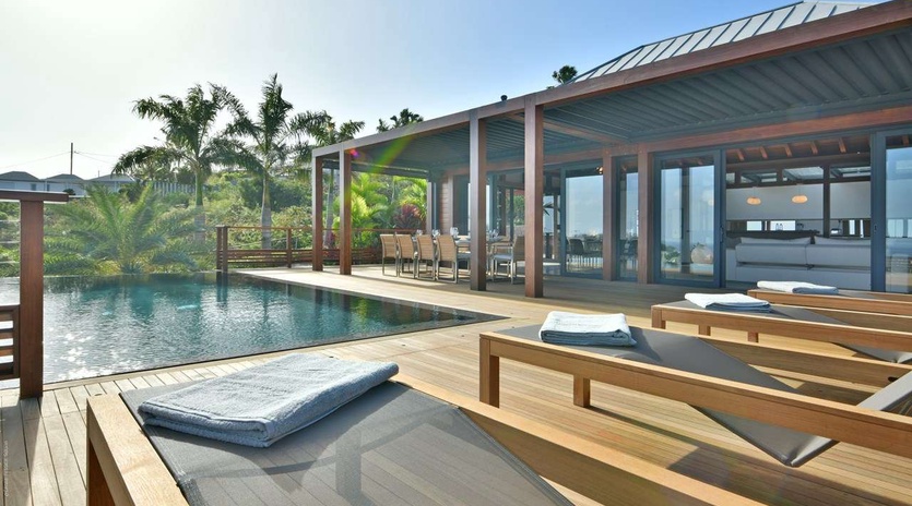 Deck at WV VUM, Marigot, St. Barthelemy