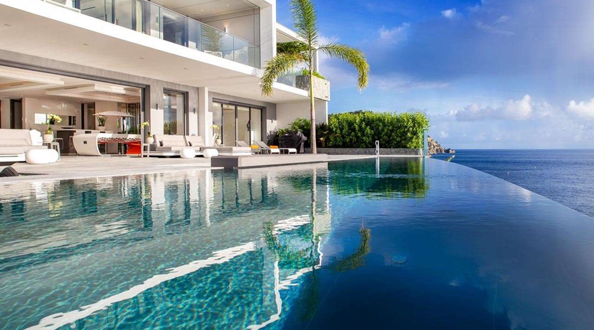 Villa Pool at WV AXL, Gustavia, St. Barthelemy
