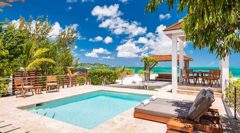 Villa Pool at PL BSK, Grace Bay Turtle Cove, Turks & Caicos