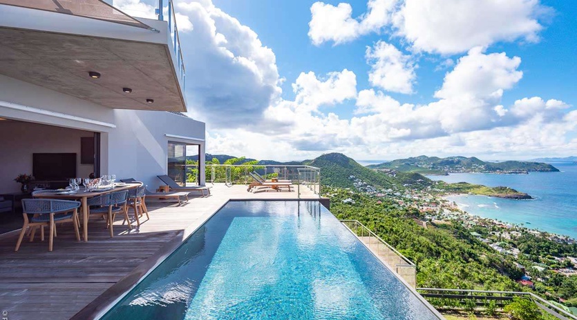 Villa Pool at WV GDV, Vitet, St. Barthelemy