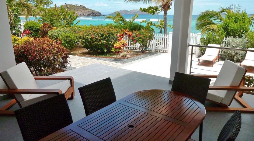 Terrace at WV SAJ, Lorient Beach, St. Barthelemy