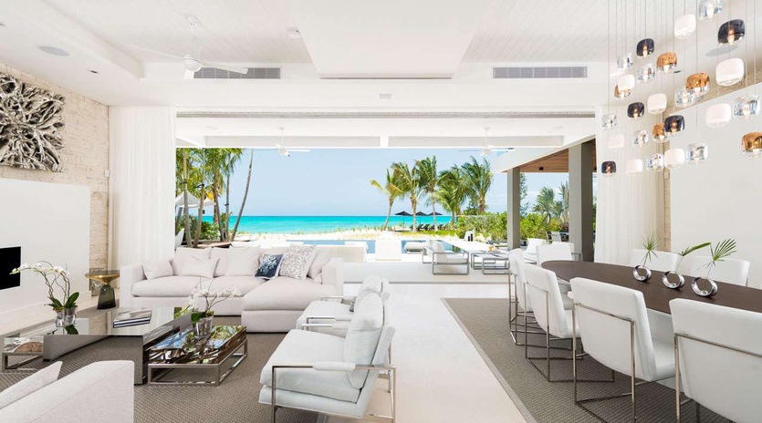 Interior of PL AWA, Grace Bay/Leeward, Turks & Caicos