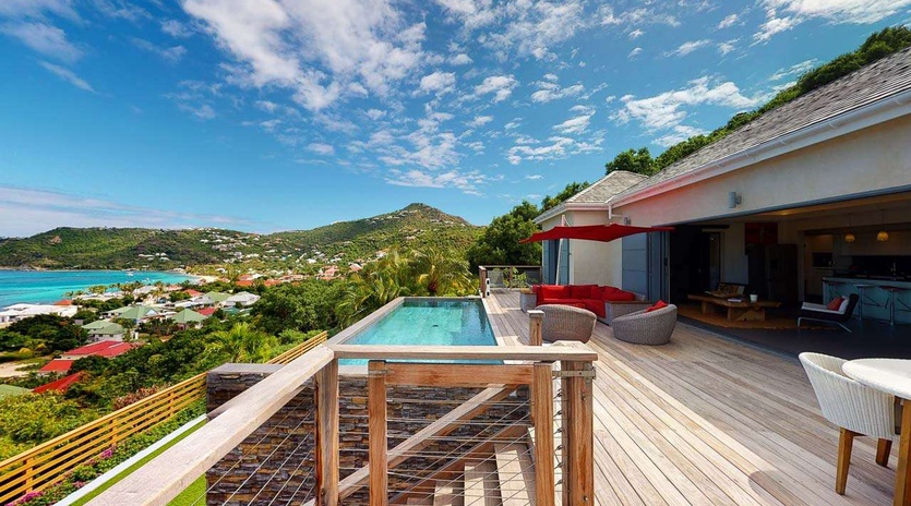 Deck at WV ITA, Lorient, St. Barthelemy