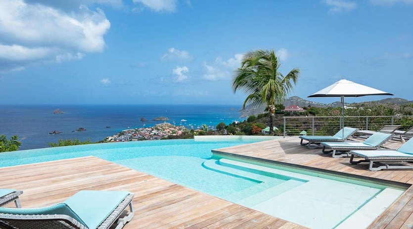 Villa Pool at WV BSN, Lurin, St. Barthelemy
