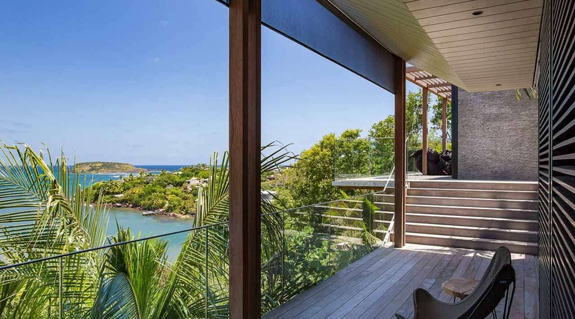 Terrace at WV BLK, Marigot, St. Barthelemy