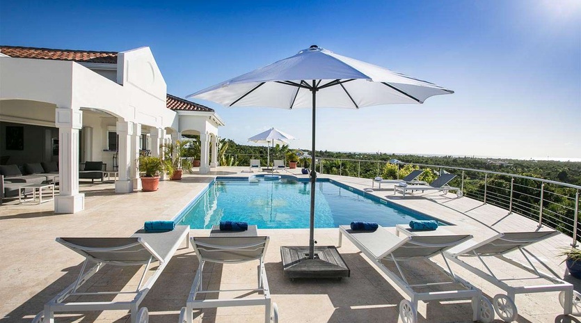Villa Pool at PIE OCE, Hillside/Terres Basses, St. Martin