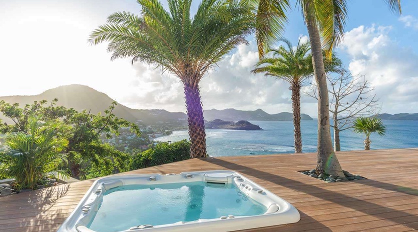 Jacuzzi at WV REP, Lorient, St. Barthelemy
