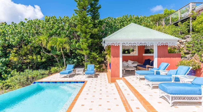 Villa Pool at WV MGO, Colombier, St. Barthelemy