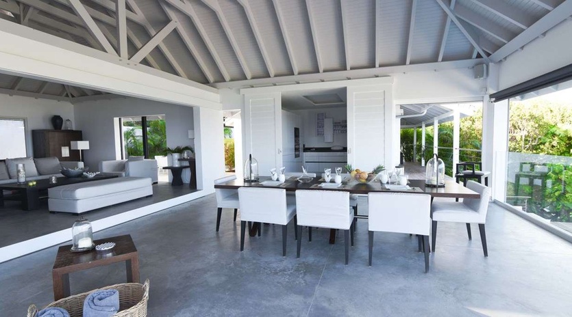 Dining Room at WV ABB, Vitet, St. Barthelemy