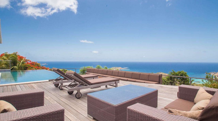 Deck at WV TED, Vitet, St. Barthelemy