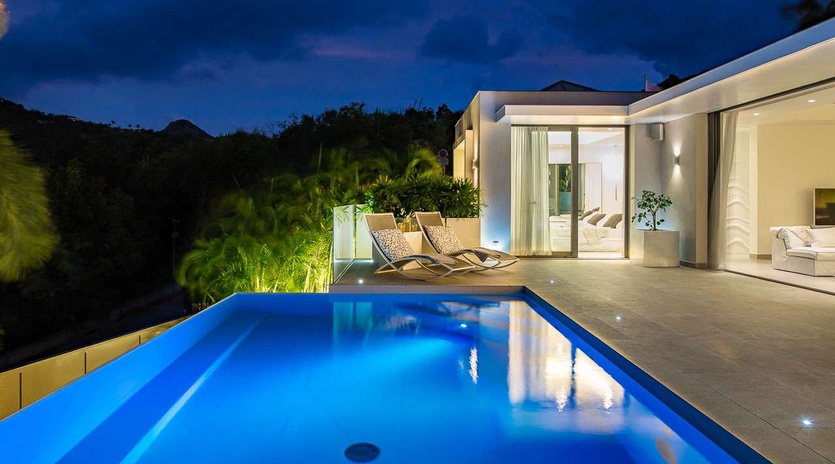 Villa Pool at WV SAX, St. Jean, St. Barthelemy