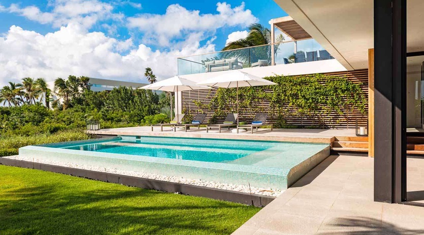 Villa Pool at PL AQV, Grace Bay/Beachside, Turks & Caicos