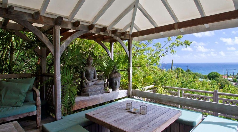 Terrace at WV KDY, Marigot, St. Barthelemy