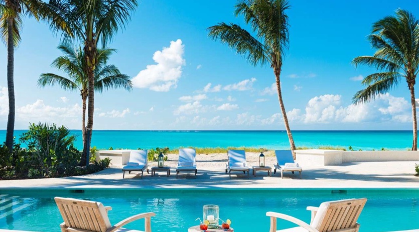 Villa Pool at PL COR, Grace Bay/Leeward, Turks & Caicos