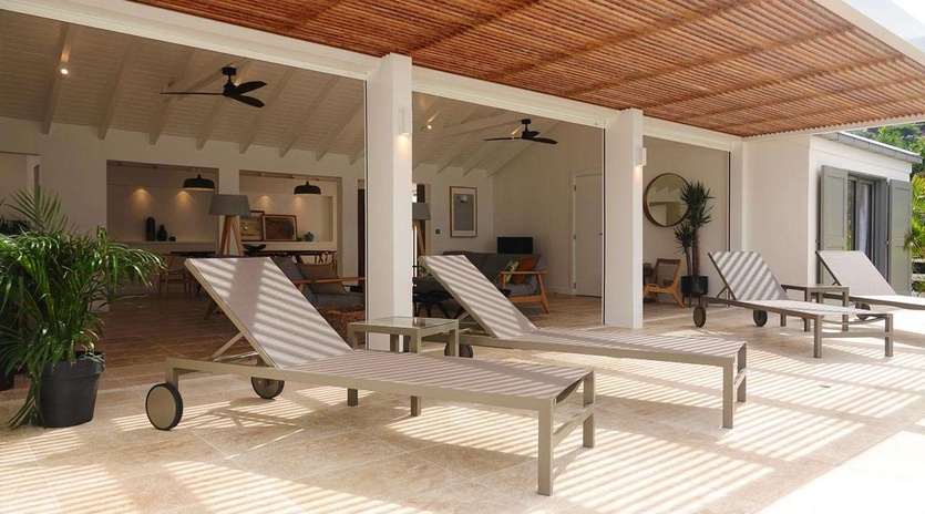 Terrace at WV ARK, Pointe Milou, St. Barthelemy