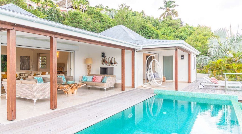 Villa Pool at WV ISI, St. Jean, St. Barthelemy