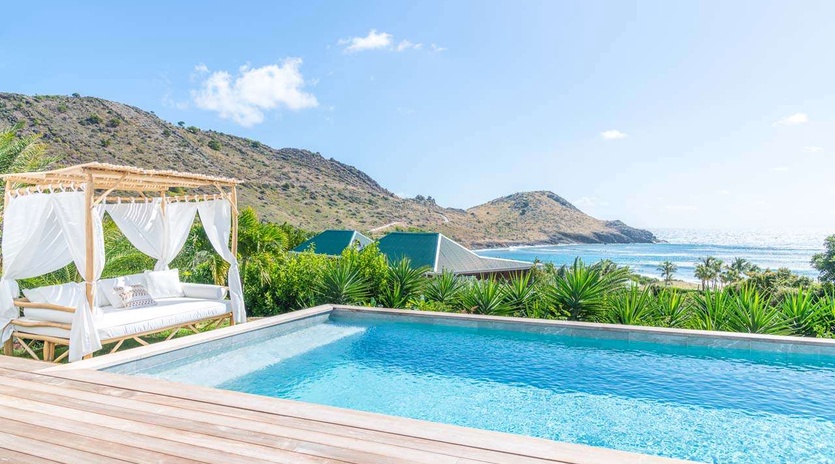 Villa Pool at WV CUT, Toiny, St. Barthelemy