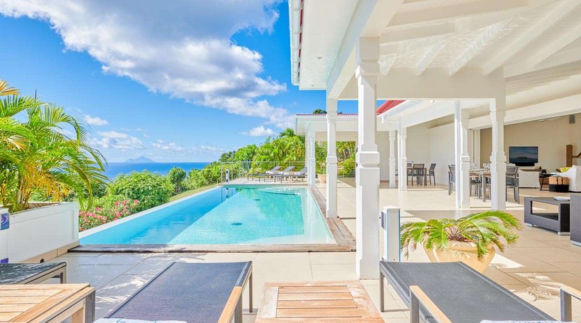 Villa Pool at WV ANK, Colombier, St. Barthelemy