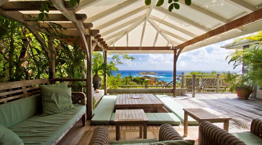 Terrace at WV KDY, Marigot, St. Barthelemy