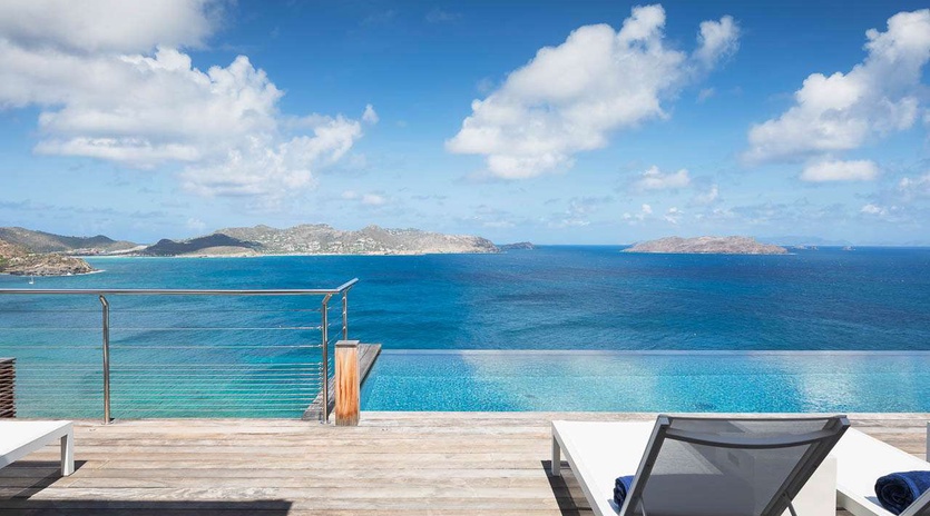 The view from WV CAA, Pointe Milou, St. Barthelemy
