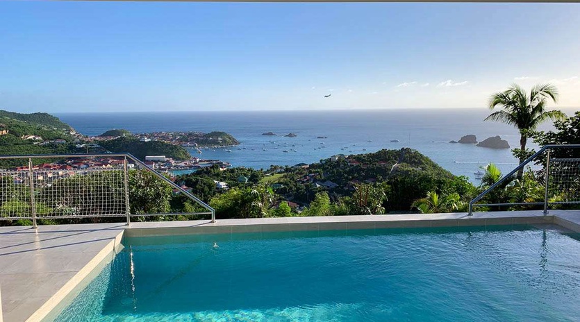 The view from WV WSH, Colombier, St. Barthelemy