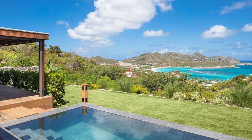 Villa Pool at WV CTH, St. Jean, St. Barthelemy