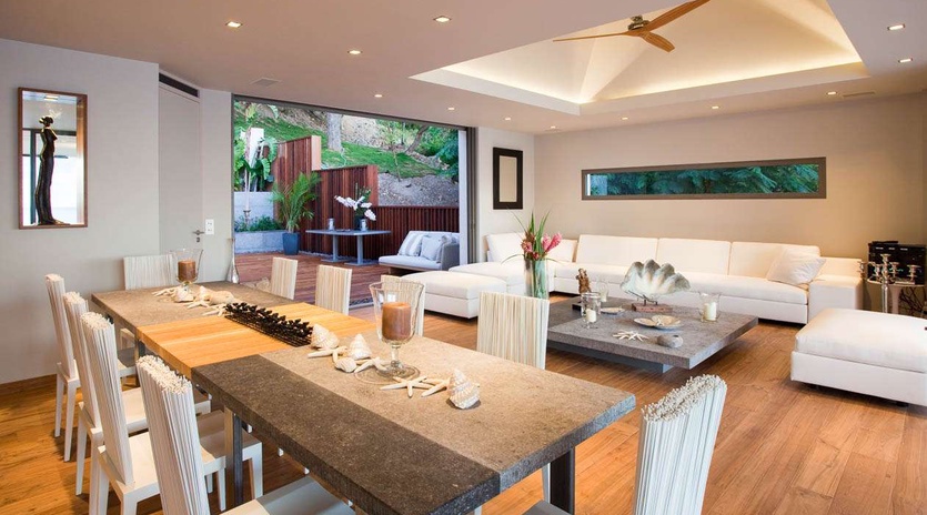 Dining Room at WV VIT, Lurin, St. Barthelemy