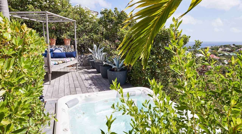 Jacuzzi at WV KAM, Marigot, St. Barthelemy