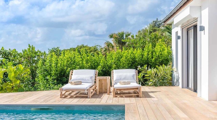 Villa Pool at WV CUT, Toiny, St. Barthelemy